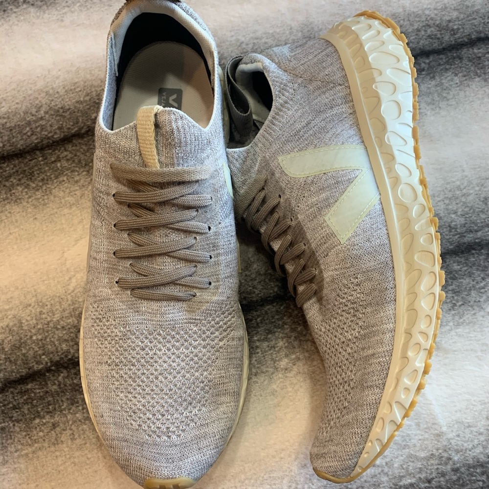 Veja Rick Owens Low Sock Logo Sneakers Grey